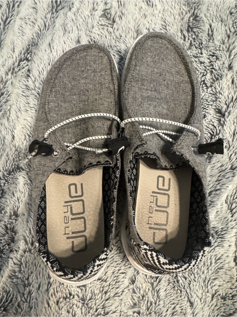 Hey Dude Wendi Slip-On Moccasins in Heather Gray